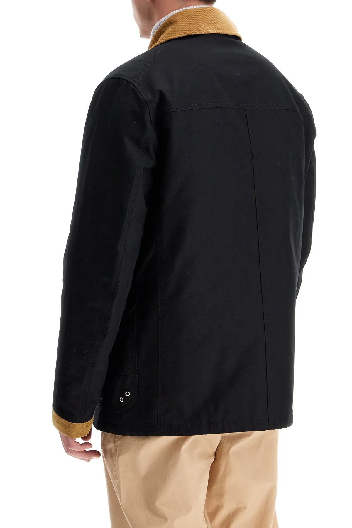 4-hook canvas jacket with classic