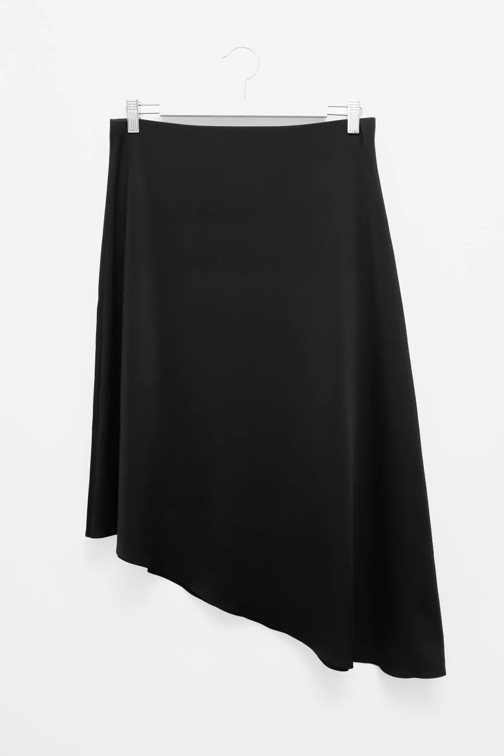 ASYMMETRICAL BLACK WOLFORD SKIRT