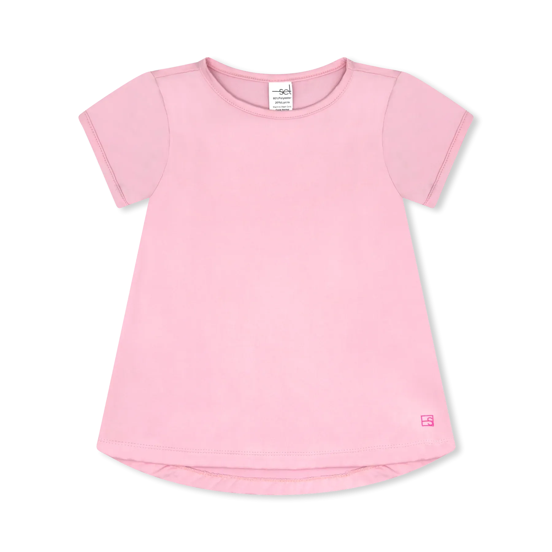 Bridget Basic Tee - Cotton Candy Pink