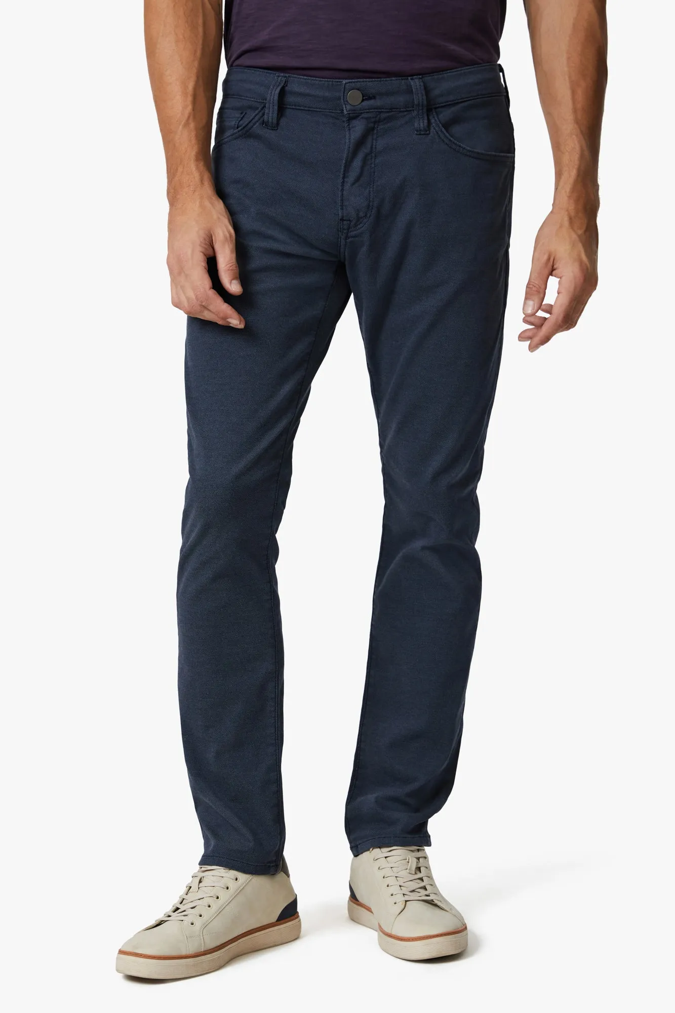 Cool Tapered Leg Pants In Navy CoolMax