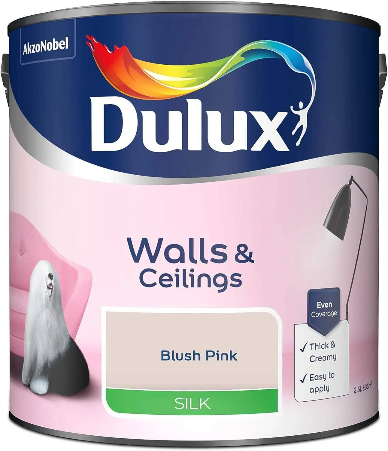 Dulux Silk Emulsion 2.5L - Blush Pink