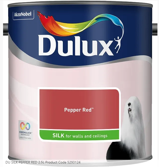 Dulux Silk Emulsion 2.5L - Pepper Red