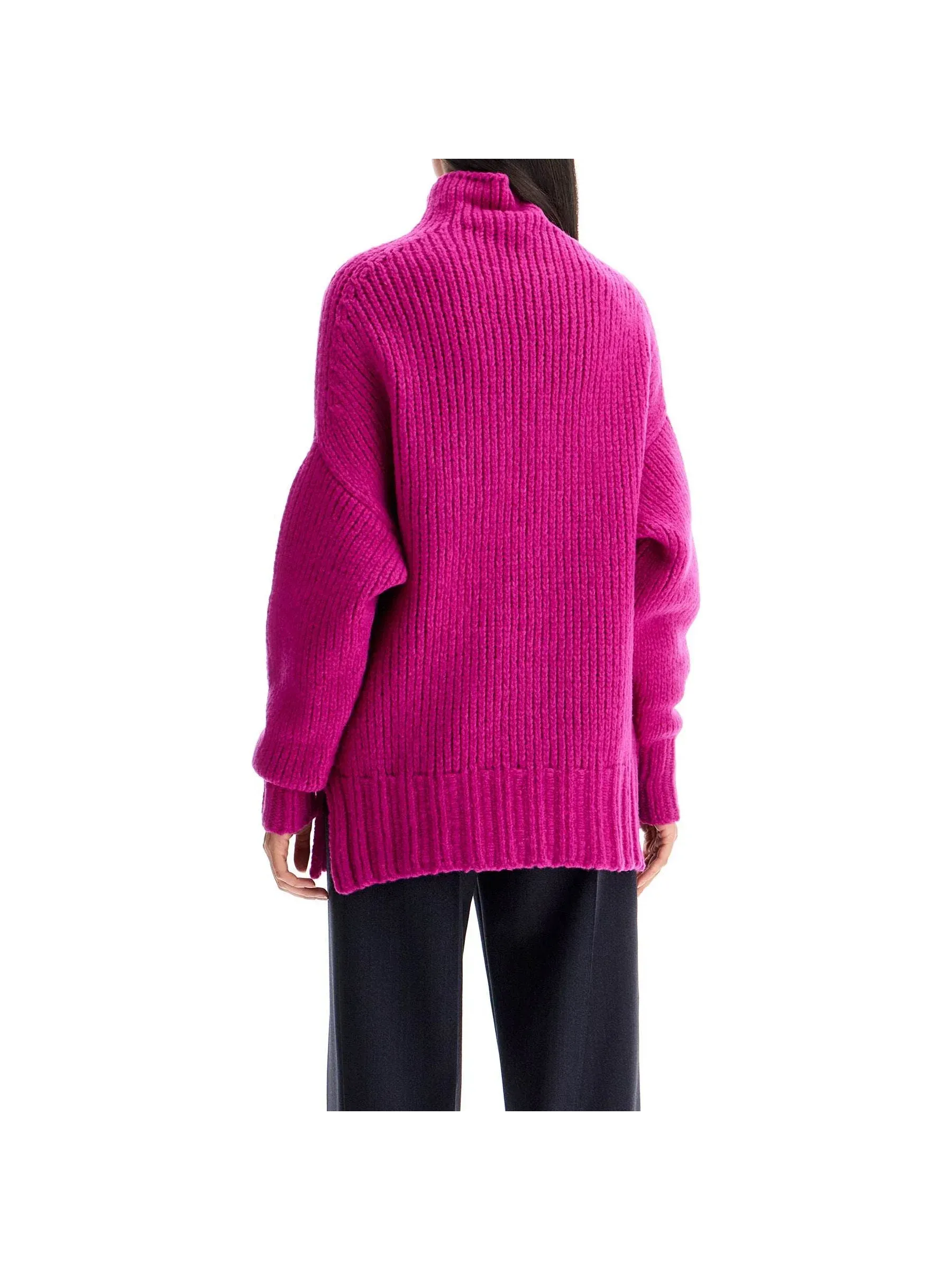 High Neck Knit Sweater