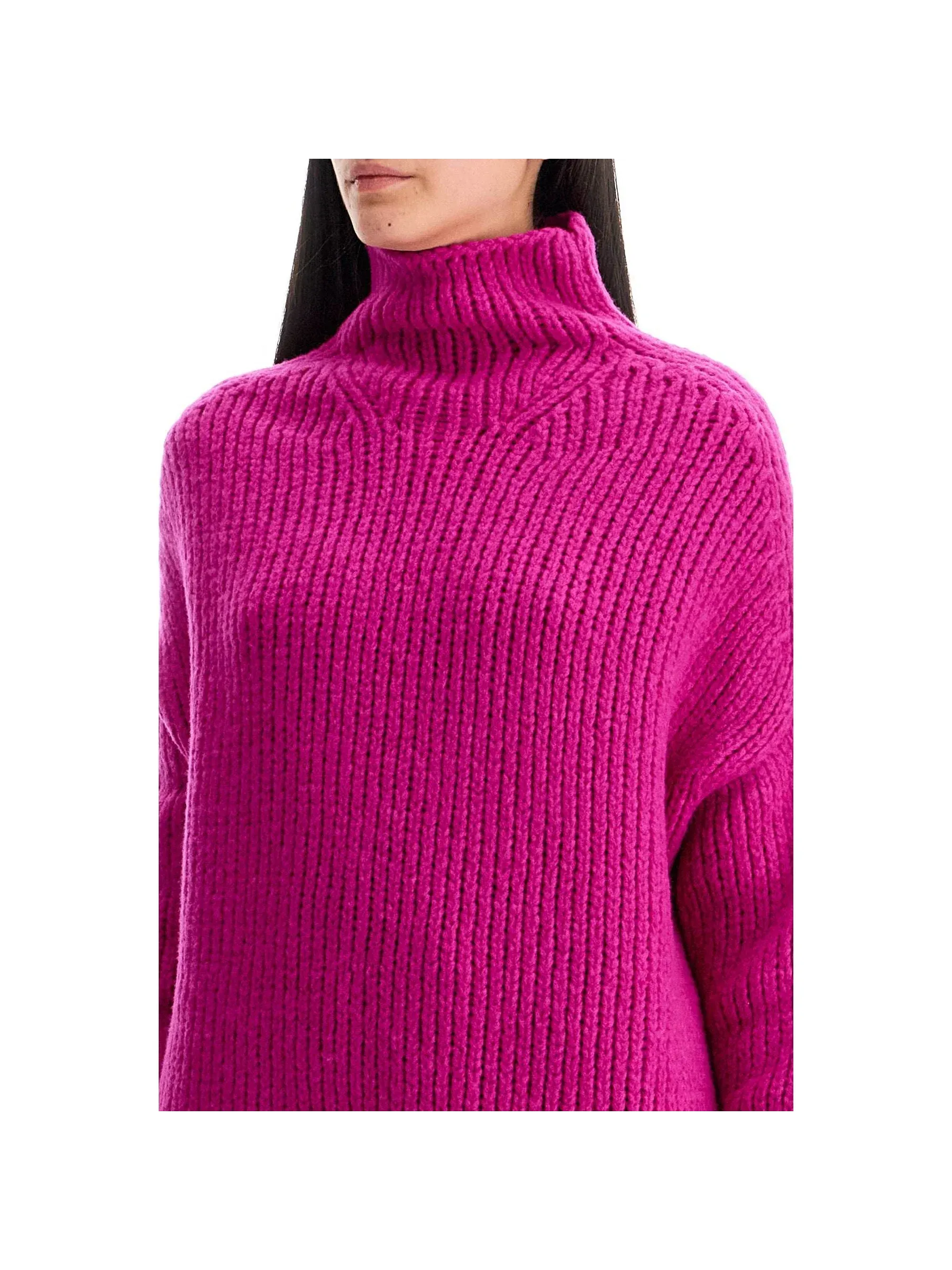 High Neck Knit Sweater