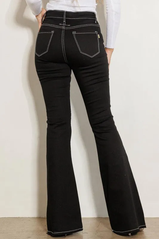 HIGH RISE FLARE JEANS