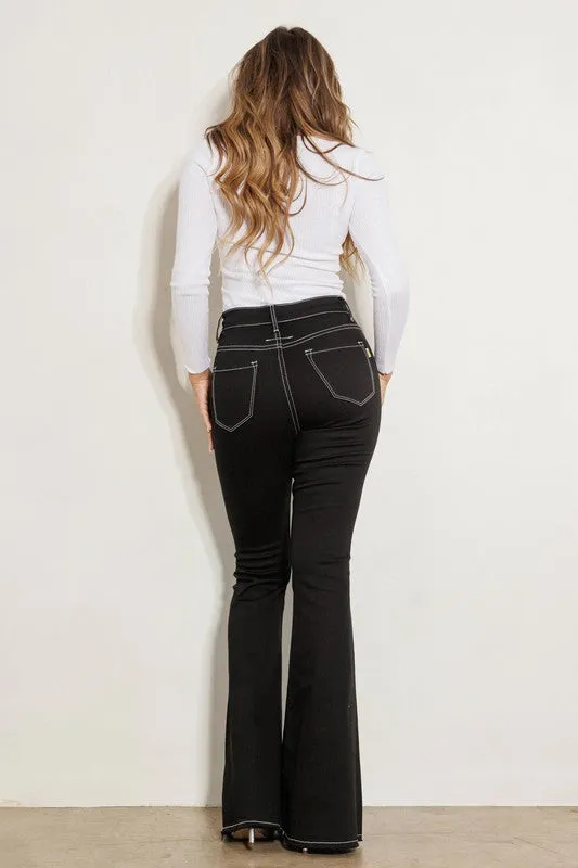 HIGH RISE FLARE JEANS