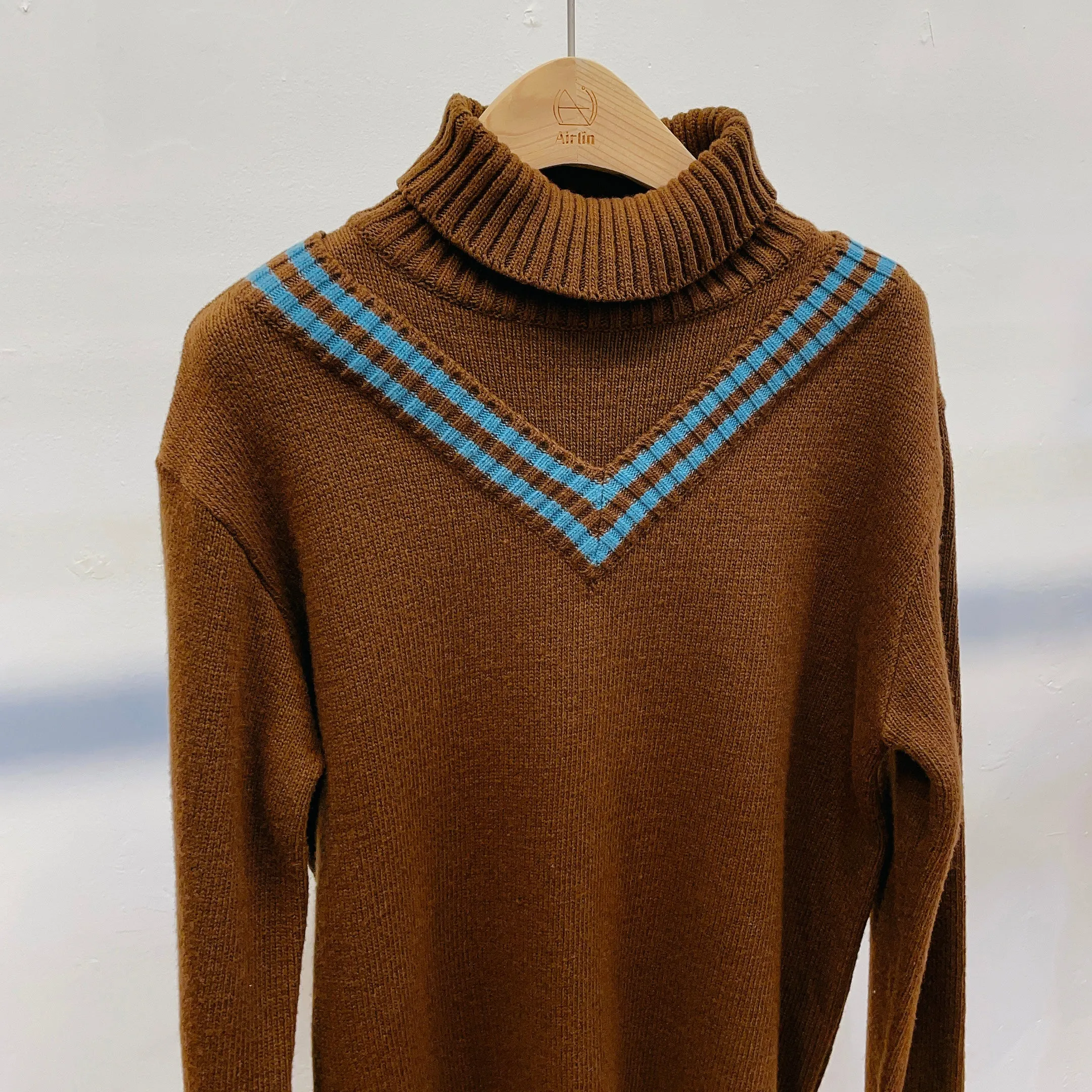 Knit high neck jumpers-sweaters