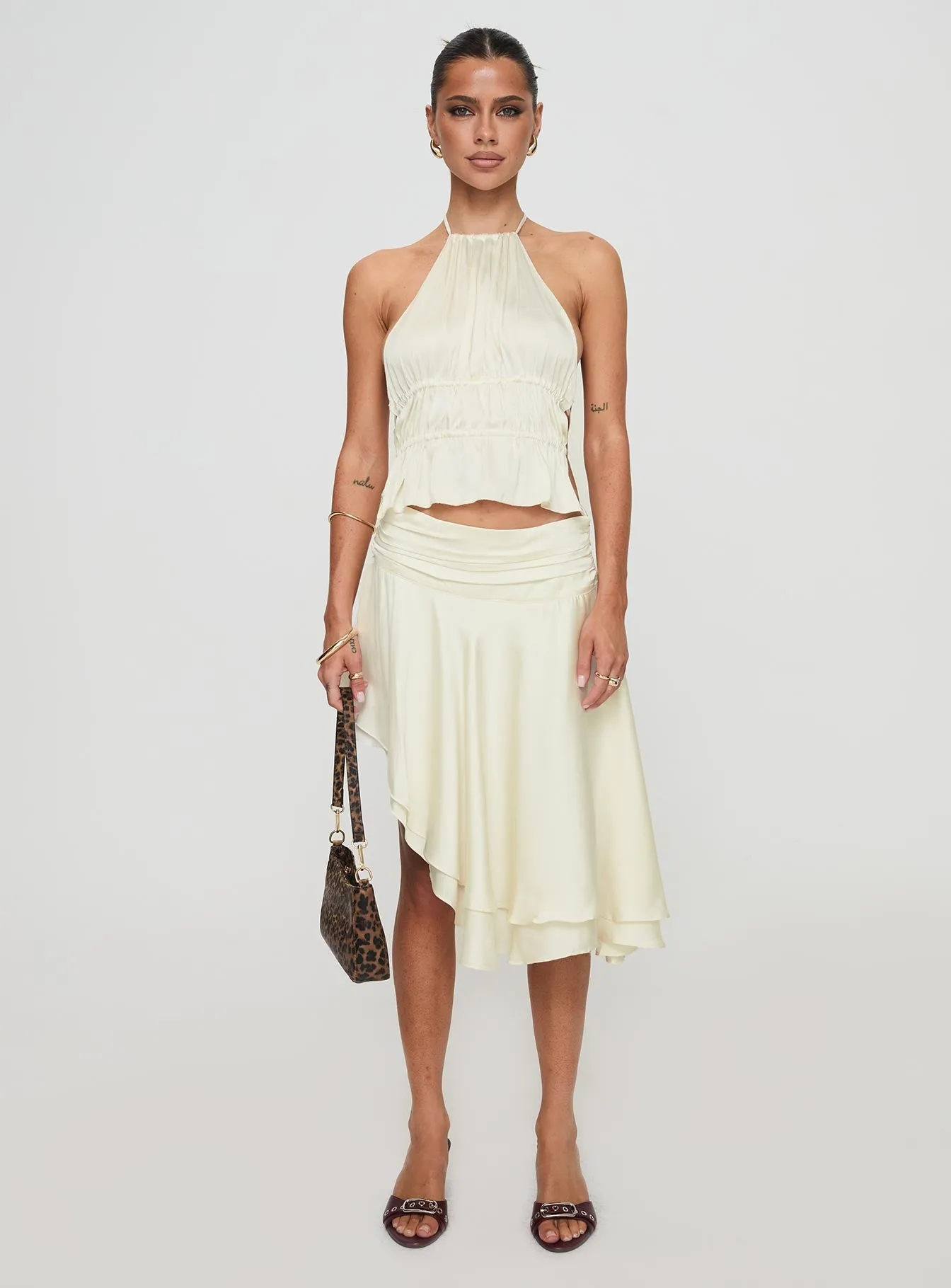 Legacy Midi Skirt Ivory