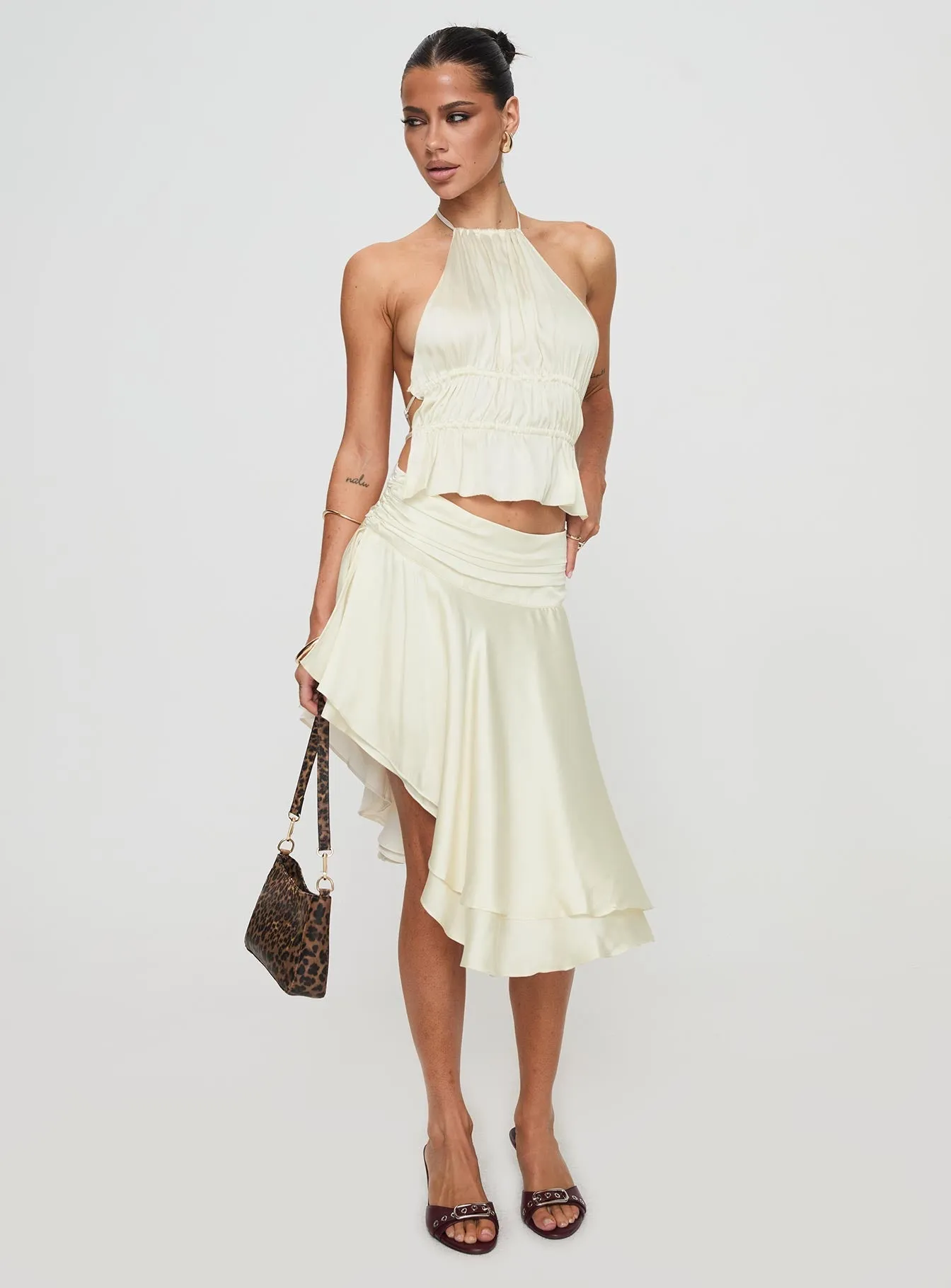 Legacy Midi Skirt Ivory