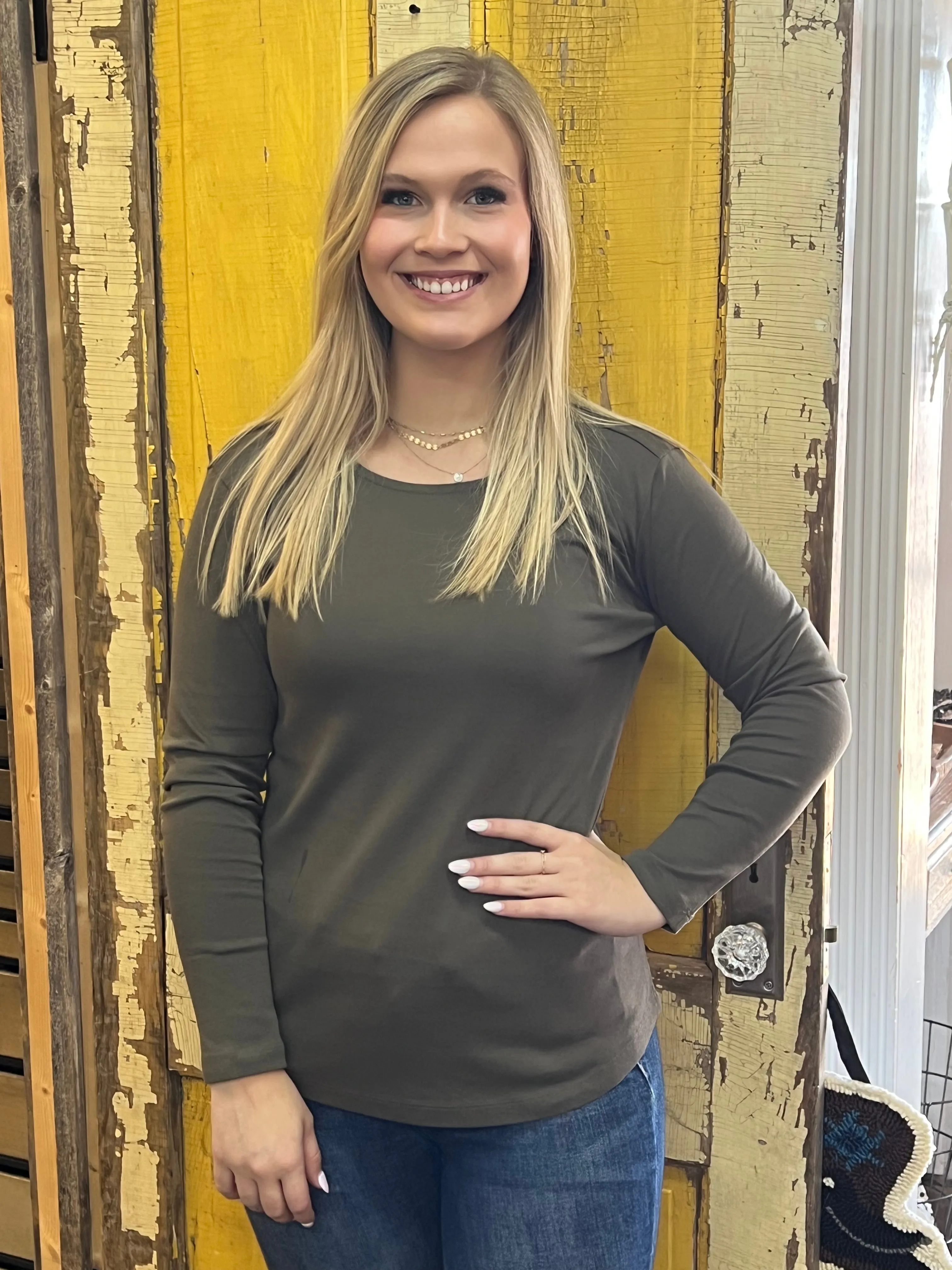 Long Sleeve Basic Top