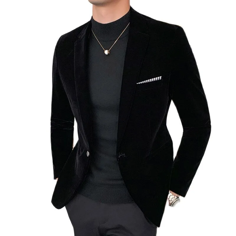 Mens Velvet Blazer