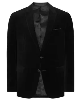 Monti Velvet Suit Jacket - Black