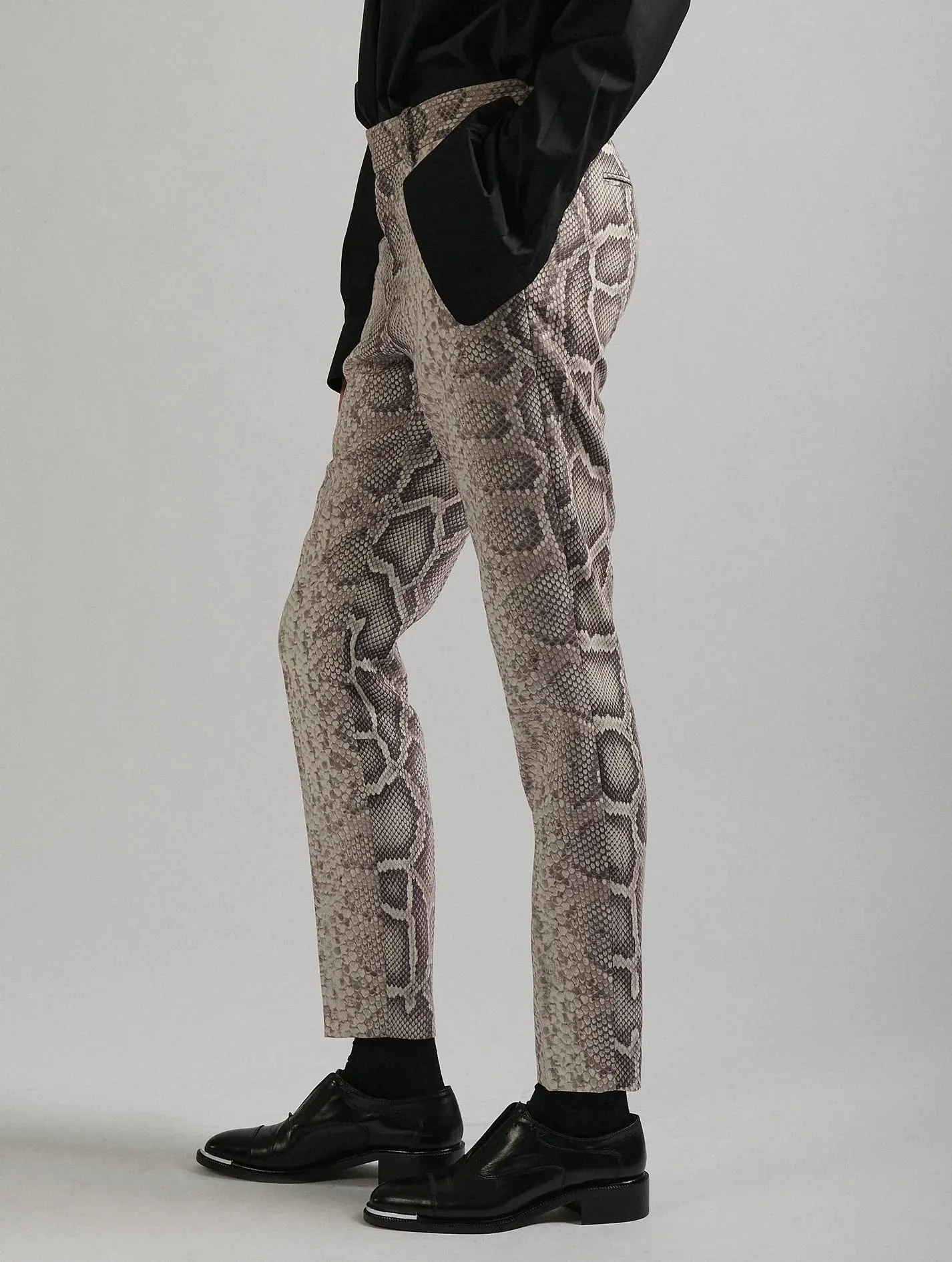 Python Print Crepe Roxy Trouser