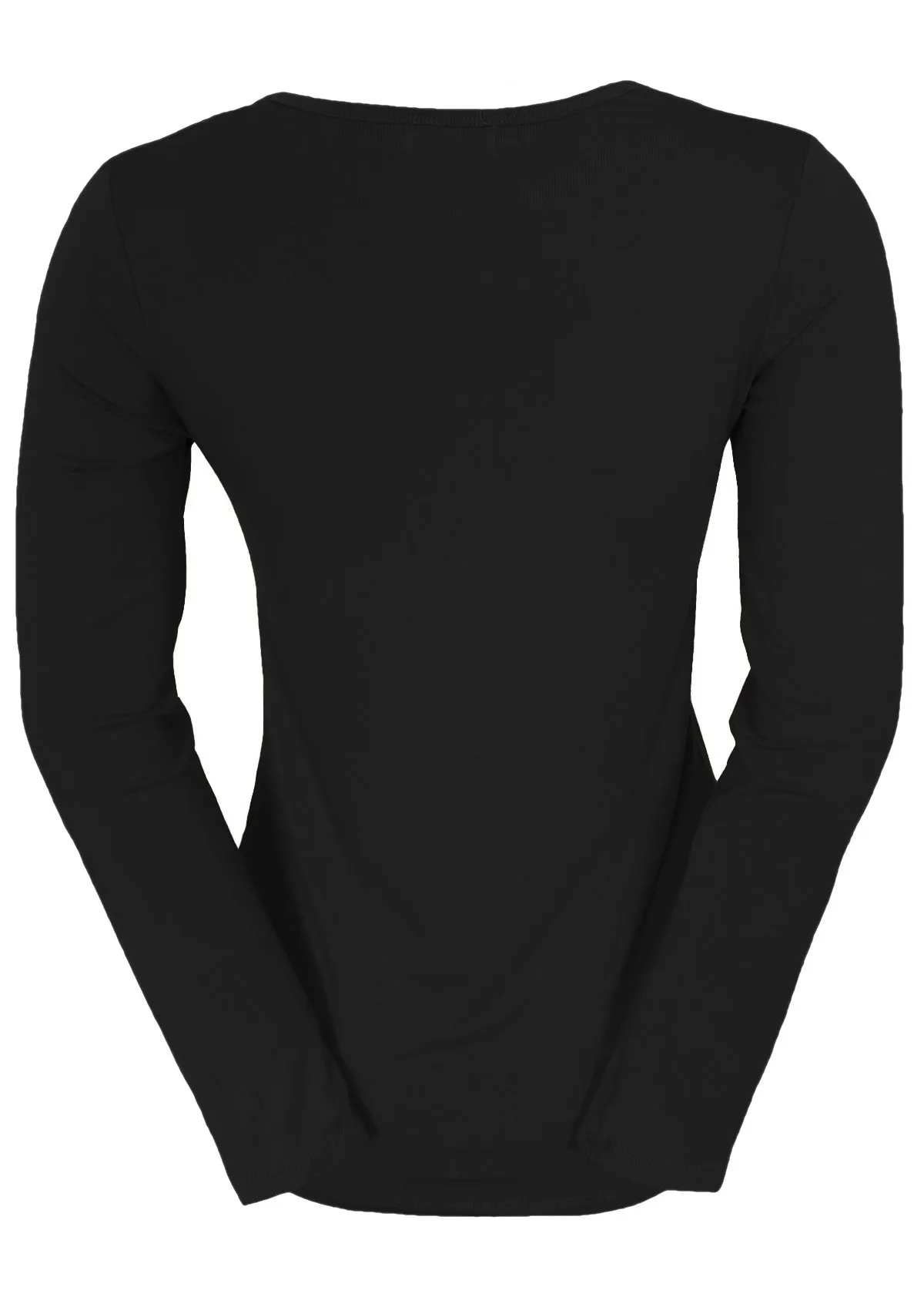 Round Neck Top Black