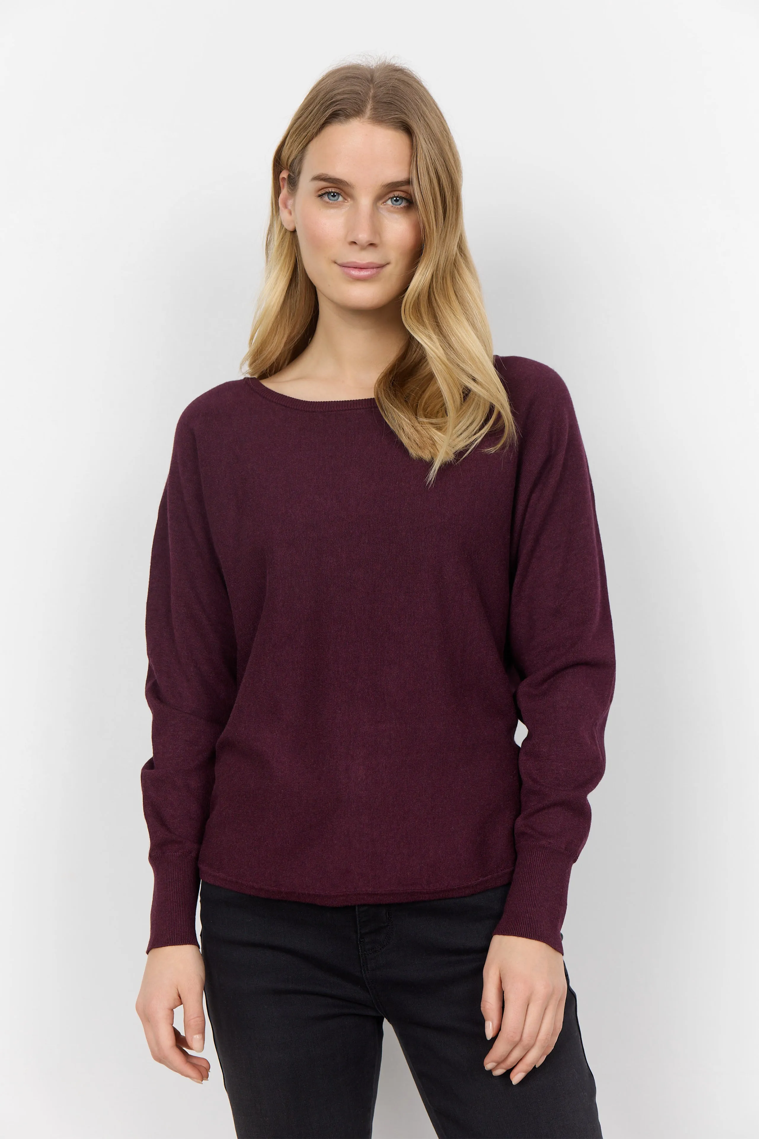 Scoop Neck High-Low Pullover