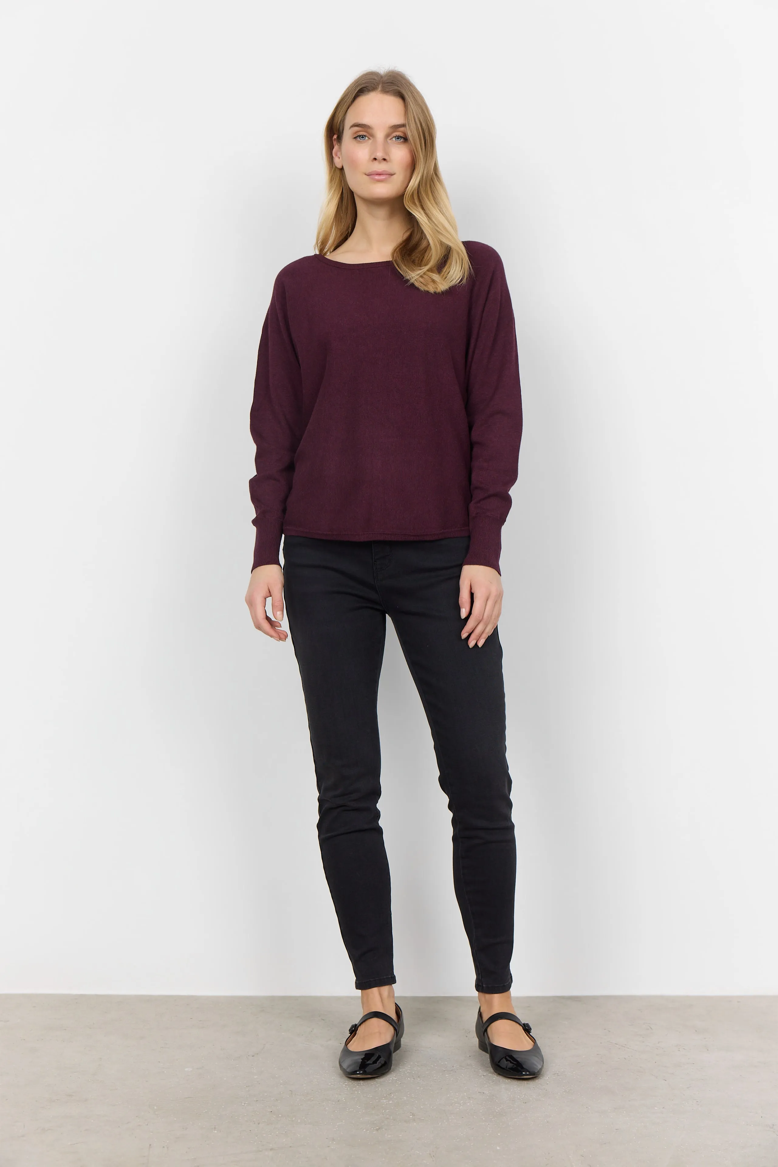 Scoop Neck High-Low Pullover