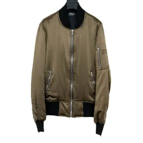 Silk Bomber Jacket