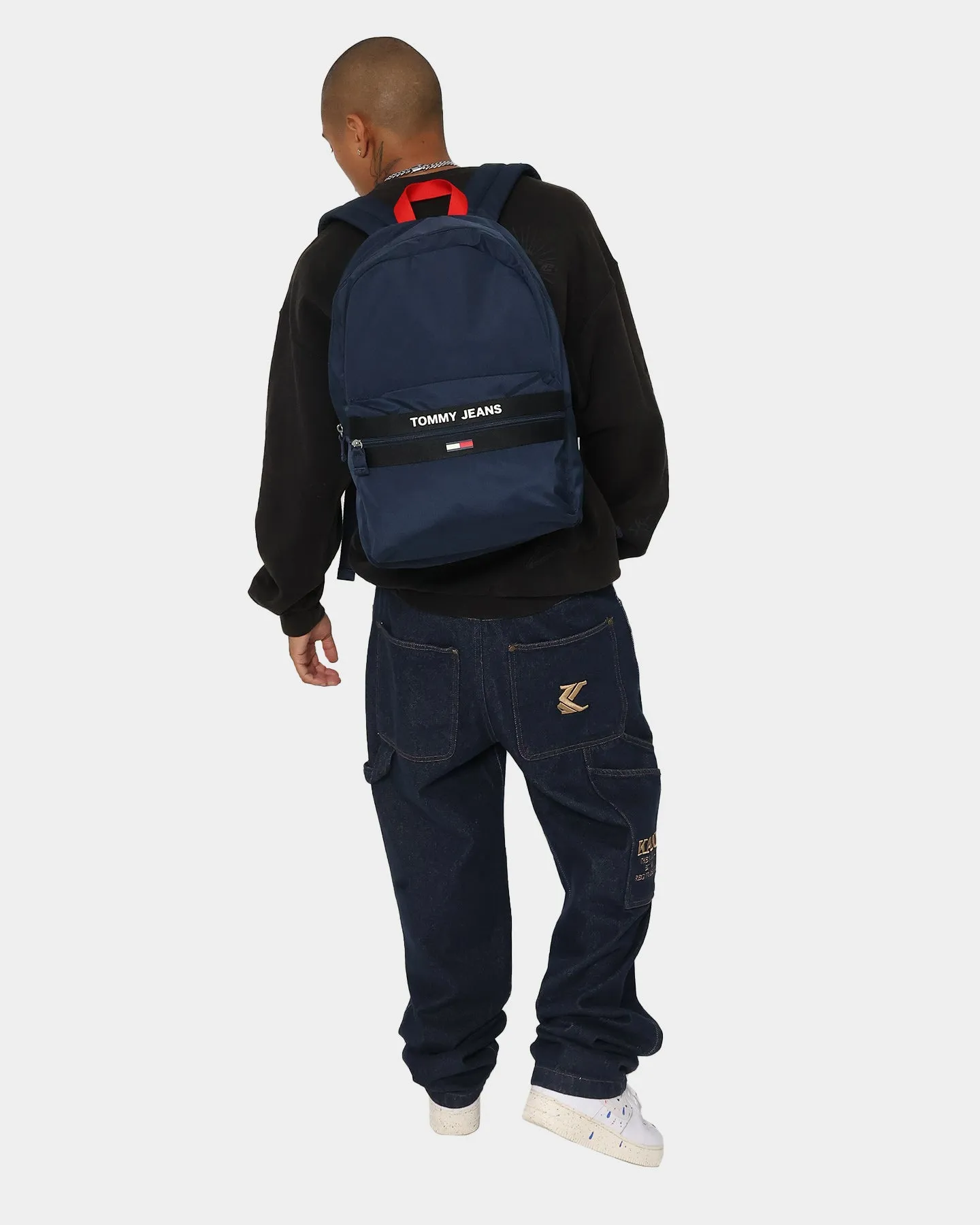 Tommy Jeans Essential Contrast Handle Backpack Twilight Navy