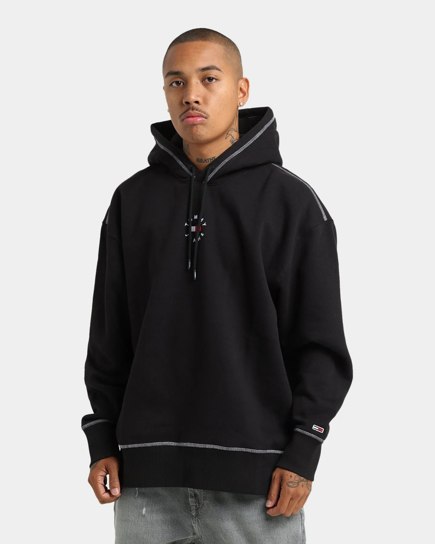 Tommy Jeans Tiny Tommy Circle Hoodie Black