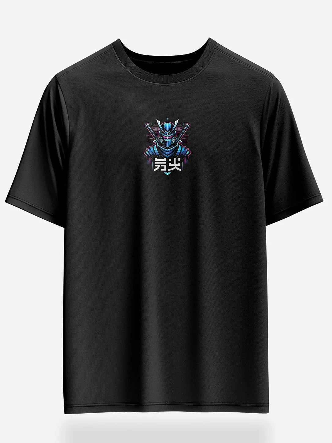 Unisex Cyber Samurai Oversized Graphic Tees