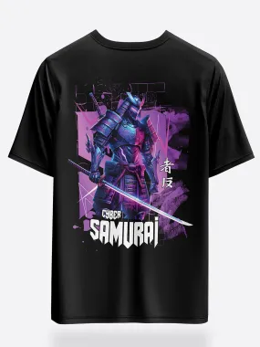 Unisex Cyber Samurai Oversized Graphic Tees