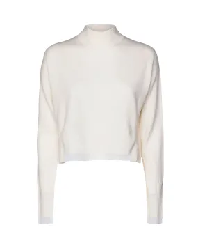 Wool Half High Neck Sweater